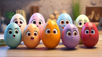 easter egg character cute adorable easter 
 background