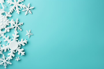 Fototapeta premium blue christmas background