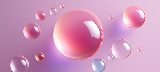 colorful bubbles water drops background - obrazy, fototapety, plakaty