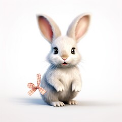 Obraz premium Easter background with Easter eggs and spring flowers.illustration