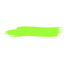 green brush stroke
