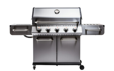 Gas Grill Barbecue On Transparent Background