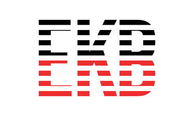 EKB three initial letter iconic line negative space minimal logo design vector template. monogram, abstract, wordmark, business, typography, minimalist, brand, company, flat, modern, unique, simple