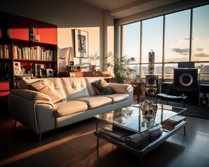 Interior of a modern apartment, stylish