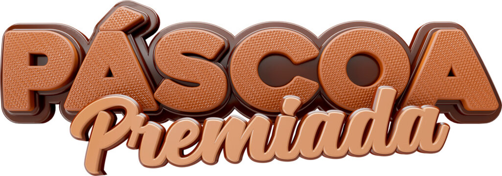 Logotipo 3d feliz pascoa, selo varejo para supermercado promocao de pascoa no brasil, social media pascoa