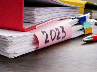 Accounting documents and financial statements for 2023.