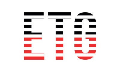 ETG three initial letter iconic line negative space minimal logo design vector template. monogram, abstract, wordmark, business, typography, minimalist, brand, company, flat, modern, unique, simple