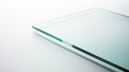 single_Tempered_glass_sheets_on_white_background