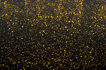 Abstract gold glitter