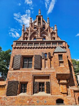 Perkūnas House, the oldest building in Kaunas, Lithuania