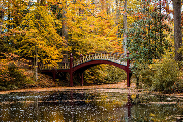 Bridge Over Crim Dell Pond