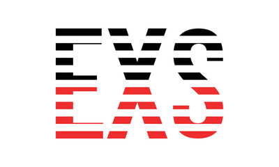 EXS three initial letter iconic line negative space minimal logo design vector template. monogram, abstract, wordmark, business, typography, minimalist, brand, company, flat, modern, unique, simple