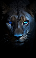 Pantera de olhos azuis 