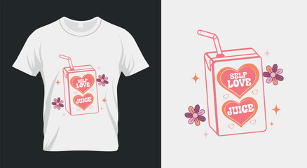 Self Love Juice Retro Valentines PNG Sublimation