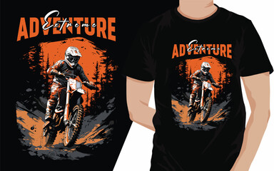 Vector offroad adventure car t shirt design © siam