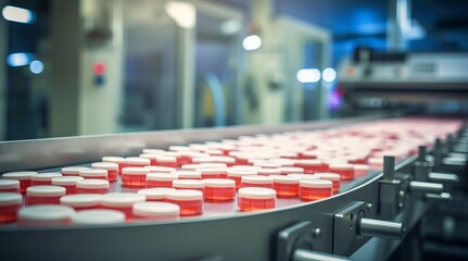 A drug manufacturing plant view from inside
