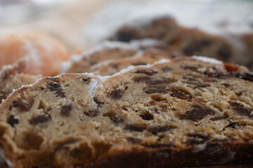 German Christmas pastries, zimtsterne, dresdner stoller, schoko lebkuchen