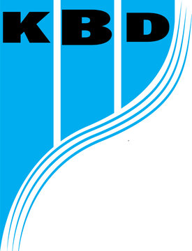 Creative modern and professional 'KBD' letter logo sign symbol design for company, brand and more others business 