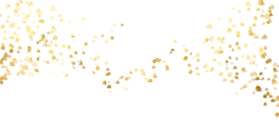 Gold Foil Frame shimmer gold splatter frames glitter,Gold stroke on  background.Blurred shiny, glowing festive wallpaper for party, holiday, invitation.