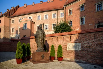 Foto auf Glas Monument of John Paul II, Krakow, Poland © Bogdan Barabas