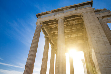 Parthenon on the Acropolis in Athens, Greece