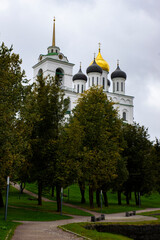 The Trinity Cathedral. Pskov, Russia - obrazy, fototapety, plakaty
