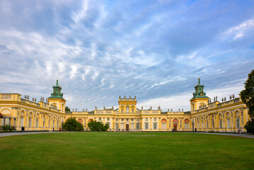 Fototapeta premium Wilanów Palace in Warsaw, Poland