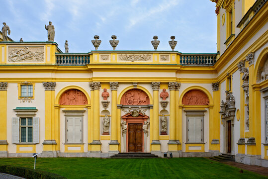Wilanów Palace in Warsaw, Poland