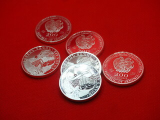 Silver half-ounce bullion coin from Armenia, Noah's Ark