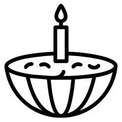 cake with candle