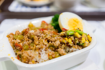 Minced pork with thai spicy herb