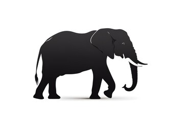 Obraz premium elephant isolated on white background