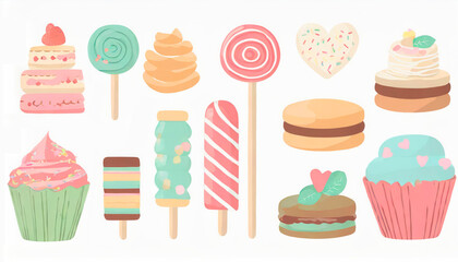 Sweets Clipart Set