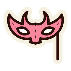 masquerade mask icon