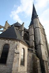 Fototapeta na wymiar Church of Gallardon - Eure et Loire - France