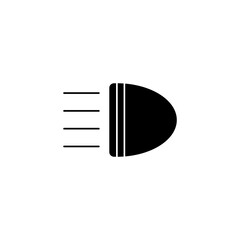 Car light concept line icon. Simple element illustration. Car light concept outline symbol design. © rohmad