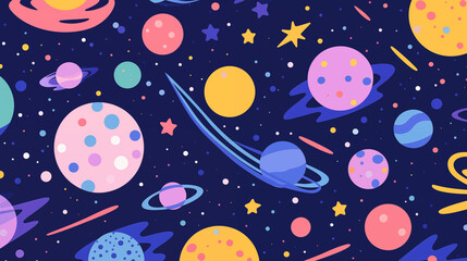 Abstract space- cosmos illustration/ background.