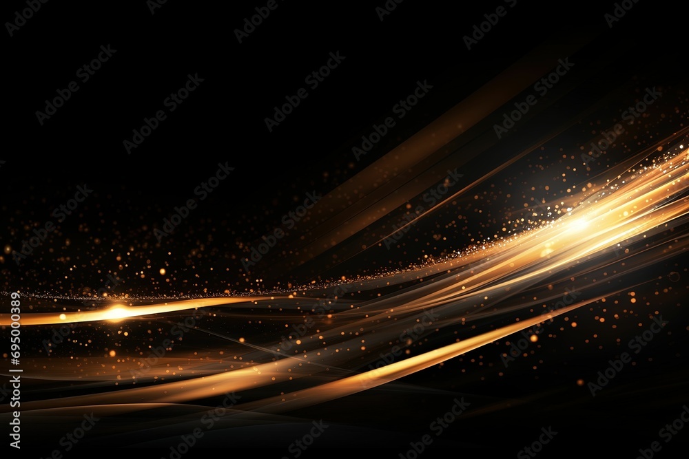 Wall mural energy of realms. abstract background with glowing lines and space for text.