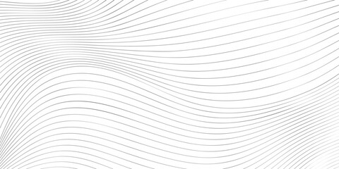 Wavy thin lines pattern. Minimalistic abstract optical illusion background. 
 - obrazy, fototapety, plakaty