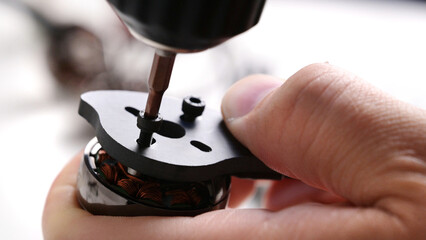 Homemade assembling DIY fpv copter