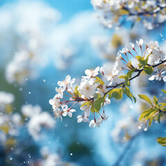 cherry tree blossom, Spring, Summer