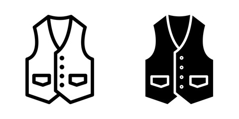 waistcoat icon. symbol for mobile concept and web design. vector illustration