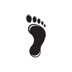 Foot soles logo icon, vector illustration design
