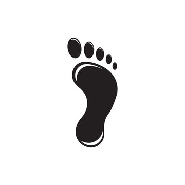 Foot soles logo icon, vector illustration design