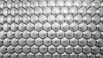 Metallic Silver Bubble Foil Texture Background Brutalist Wallpaper