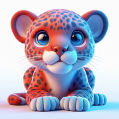 Pequeño y amoroso cachorro de Jaguar 