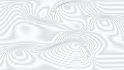 Abstarct distort wavy line minimalist background. 
