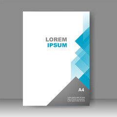 Design cover book modern. Annual report. Brochure template, catalog. Simple Flyer promotion. magazine. Vector illustration