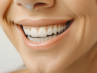 Obraz premium close up of a smiling face