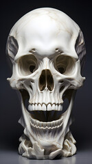 skull marmor skull sculpture, human skull, skeleton head